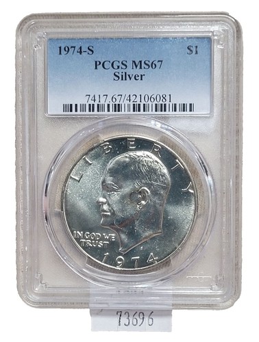 1974 S $1 Ike Eisenhower Dollar Proof PCGS PR69DCAM | eBay