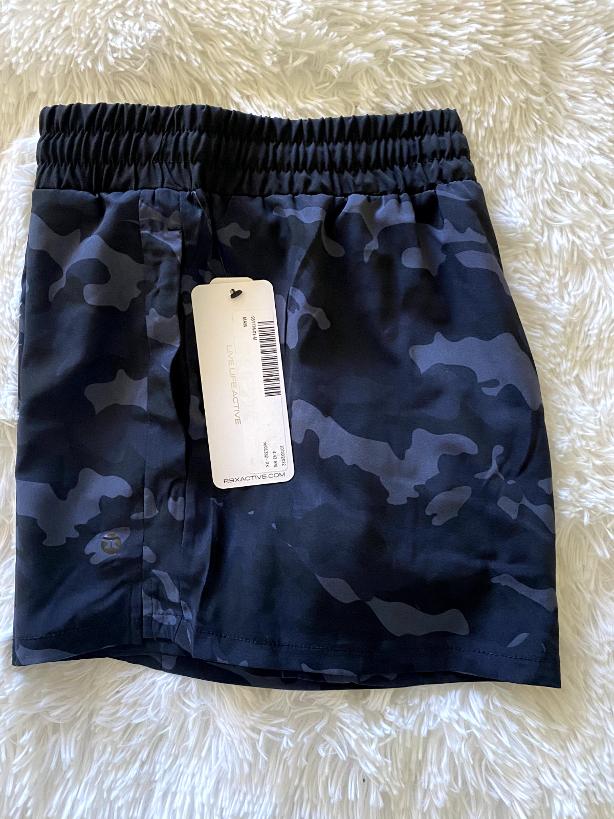 NWT RBX Women's Stretch Woven Walking Shorts Size Medium Camo