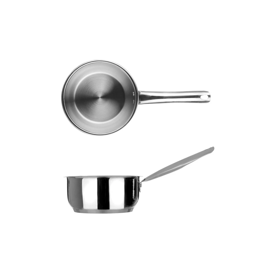 Casseruola 18 cm acciaio 18/10 1 manico Mito argento - Immagine 3 di 4