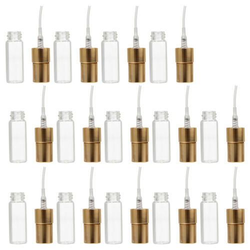  20 pièces flacon pulvérisateur 3 ml abs verre voyage rechargeable échantillon de parfum pulvérisateur - Photo 1/12