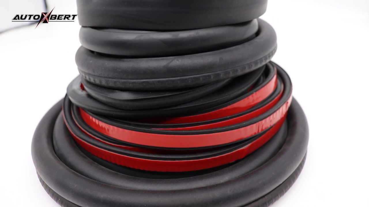 Stone Protectors 16Ft/Universal Rubber Car Door Seal Strip Hollow Edge Guard Serrure De Porte - Foto 8