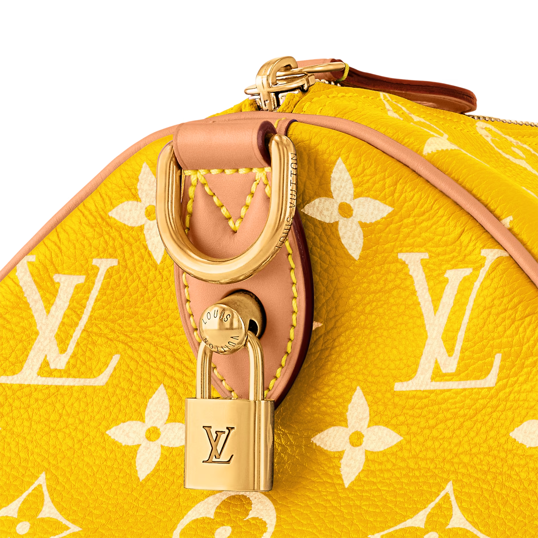 NIB Louis Vuitton Speedy P9 Bandoulière 40 Jaune Mat M24419 100