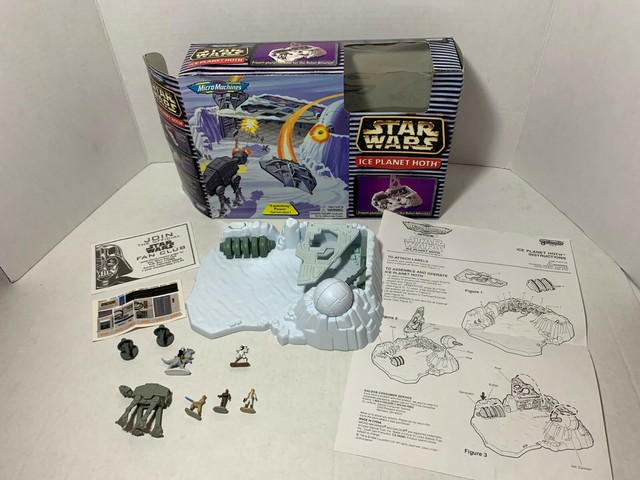 1994 Galoob Micro Machines Star Wars Ice Planet Hoth Playset - 100% In Box | eBay