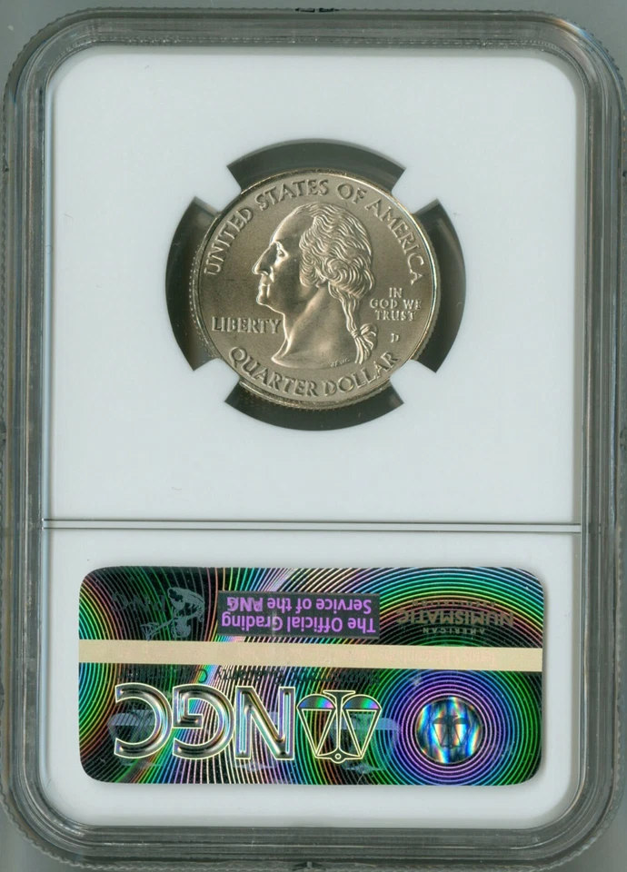 2009 P NGC SMS MS69 DISTRICT OF COLUMBIA DC Quarter 25c TOP REGISTRY Spotless - Image 4 of 4