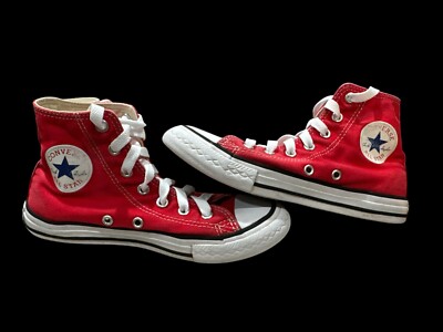 Red Converse Chuck Taylor All Star Size YOUTH