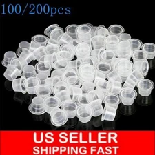 Tattoo Supplies Plastic Ink Cups Pigment Caps Vari Large, Medium & Small Gifts