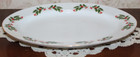 Christmas Holly Fine China Porcelain Japan Oval Serving Platter 14 1/2" -Perfect — photo 6