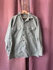 WWii USMC Cotton Shirt OG-107 Men’s Large Stencil Military U & W Industry’s WW2