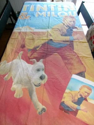 Bettgarnitur Tim und Struppi Belltex Folie 2011 Bettbezug 140x200 + Bezug 1 Person