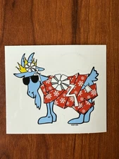 GOAT USA Gift Wrap Goat Sticker. Single Sticker. Brand New.
