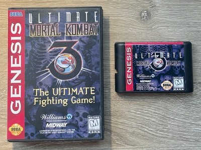 Ultimate Mortal Kombat 3 (Sega Genesis, 1996) Repro In New Case