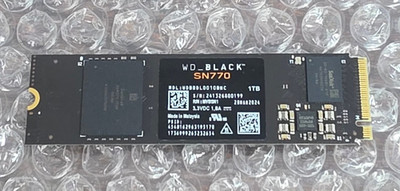 WD BLACK 1TB SN770 NVMe Gen4 PCIe M.2 2280 5150 MB/s Internal SSD - New - No Box