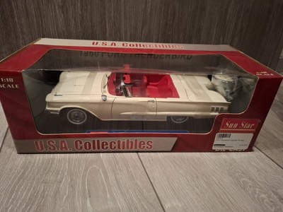 1960 Ford Thunderbird Convertible Sunstar 1:18 Top in OVP aus Sammlung
