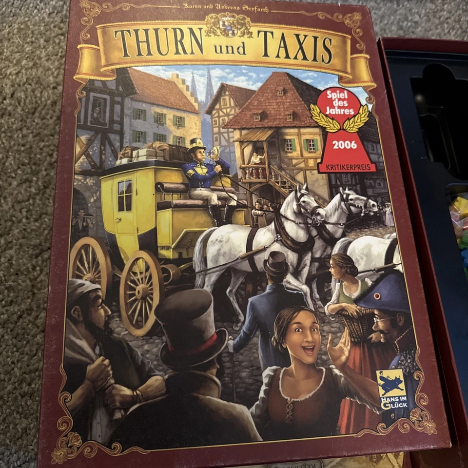 Thurn and Taxis Board Game Rio Grande Games Hans IM Glück Complete 2006 Seyfarth - Image 2 of 4