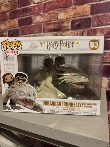 Funko Pop! Rides #93 Ukrainian Ironbelly Harry Potter Ron Hermione Vinyl Figure