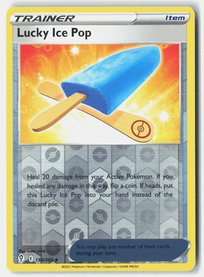 Lucky Ice Pop Reverse Holo Uncommon SWSH07: Evolving Skies 150/203 NM