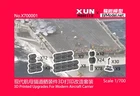 EVMODELXUN X700001 1/700 3D Printed Upgrades For Modern Aircraft Carrier