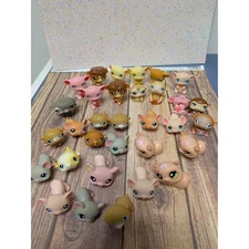 Littlest Pet Shop Lot of 32 Assorted Rodents Mice Rats Hamsters