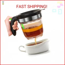 Fat Separator With Bottom Release, 4 Cup Gravy Separator for Cooking with Oil St