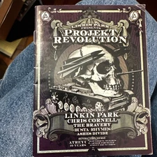 Linkin Park Project Revolution 2008 w/ Chris Cornell  signed Hawthorne Heights