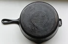 Griswold Cast Iron #80 Large Logo Hinged Double Skillet Top and Bottom
