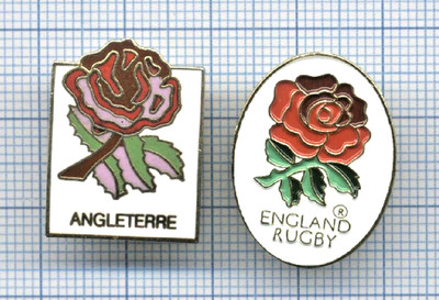 Rugby Pins bis XV England ENGLAND rosa Emblem Nationalmannschaft /WM
