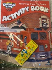 Fuller Fire Truck - Fire Safety Guide - Chevron Cars Activity Book - 2008