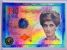 BANKSY DI-FACED TENNER #25 2025 Cardsmiths Currency S5 Blue Topaz Gem # 075/199