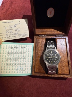Mühle Glashütte 1.Prod. M12 Sports M12610 St/St Armbanduhr 38mm Uhr, Fullset NEU