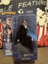 Harry Potter Figure BendyFigs Wizarding World Toyllectible W/ Stand Noble NEW