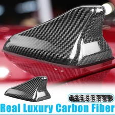 For Kia Stinger 18-23 Real Carbon Fiber Roof Shark Fin Antenna Cap Cover Trim