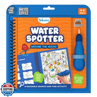 Skillmatics Reusable Search and Find Book - Water Spotter, Mess-Free, Fun Lea