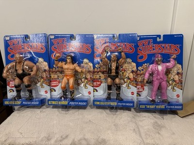 *SOLDOUT* WWE LJN Series 2 Blue Card COMPLETE SET Warrior, Austin, Ventura,Bundy