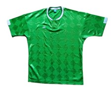 Adidas 80s Vintage Jersey Jersey Template Blank Green Sz. L/XL