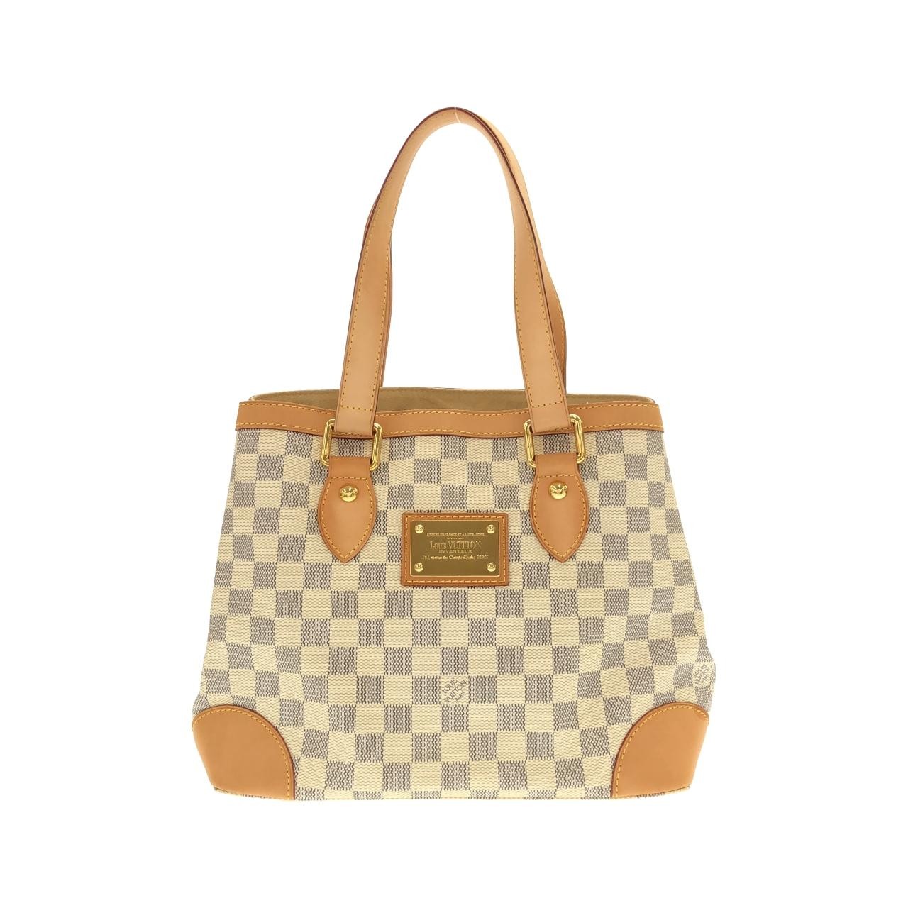 Authentic Louis Vuitton Damier Azur Hampstead PM N51207 Bag #246-000-449-4348