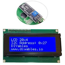 LCD 20x4 Display Screen I2C Interface Module For Arduino ESP32 Raspberry Pi
