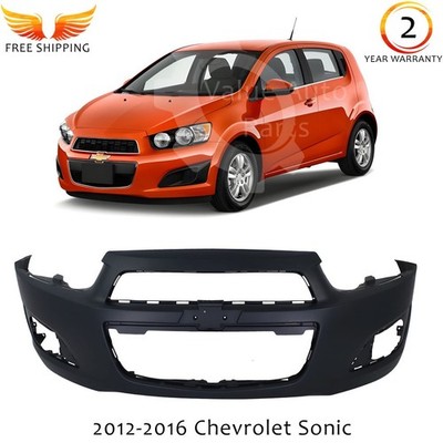Front Bumper Cover Primed Plastic For 2012-2016 Chevrolet Sonic