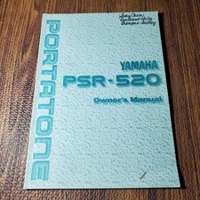 Yamaha PSR-520 Portable Owner's Manual 1995 Japan VT95500
