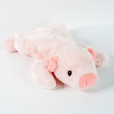 Ty Beanie Buddies Squealer Pig 1998 Pink 13" Plush