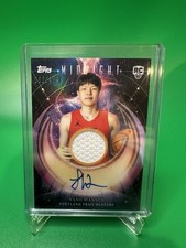 Topps 2025-26 Midnight Rookie Jersey Autograph Yang Hansen Trail Blazers 002/199