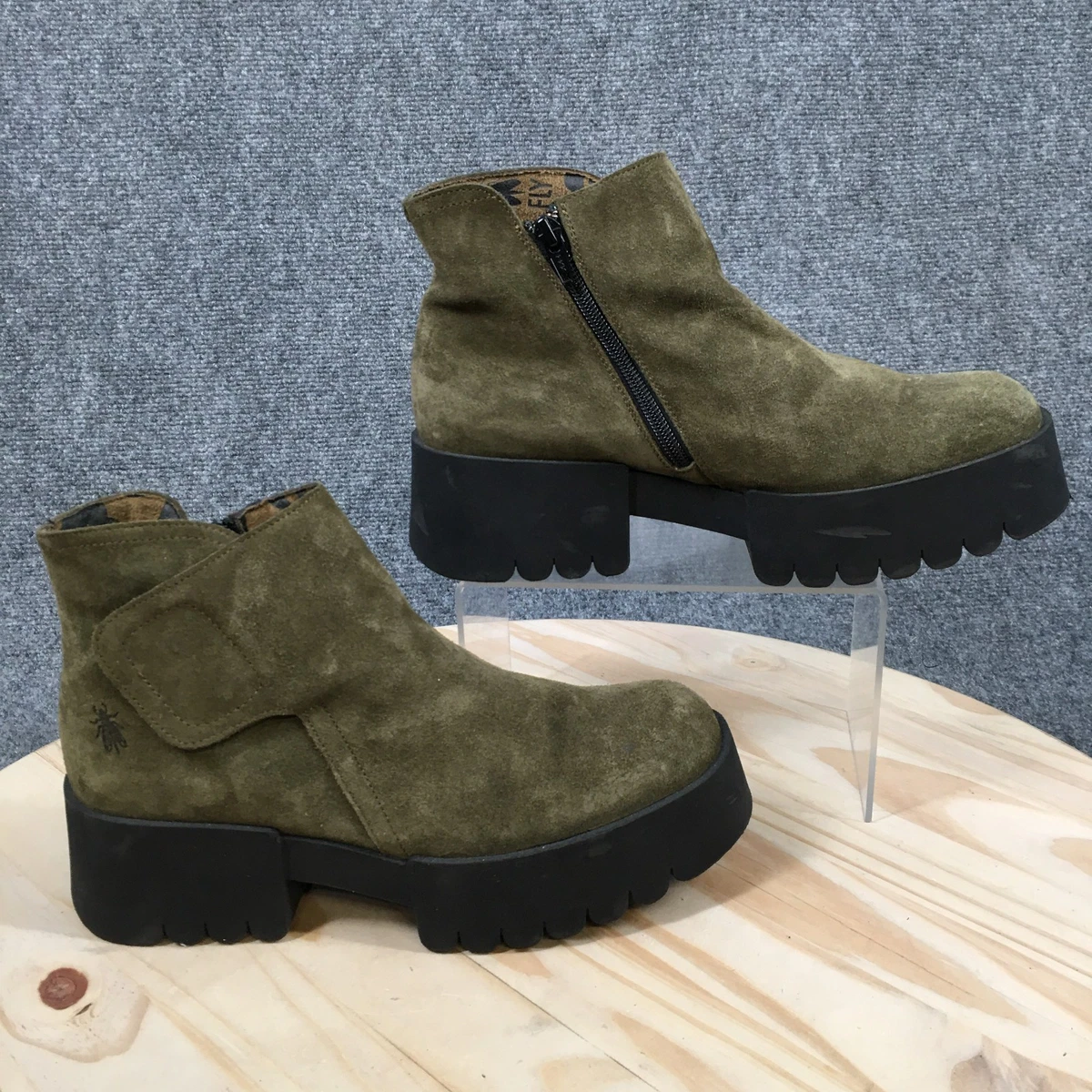 Fly London Green Boots for Women for sale | eBay display picture 2