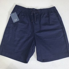 Gap Men's Breathable Soft Woven Linen Pull-On Easy Fit Short M