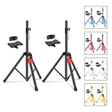 5Core Speaker Stand Pair Adjustable 31 - 36" PA DJ Tripod Heavy Duty w35mm Mount