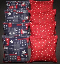 American Flag Cornhole Bean Bags 8 ACA Regulation Patriotic USA Party Bags