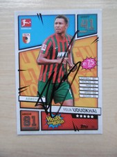 Felix Uduokhai autograph signed TC Topps Bundesliga "FC Augsburg 21/22"