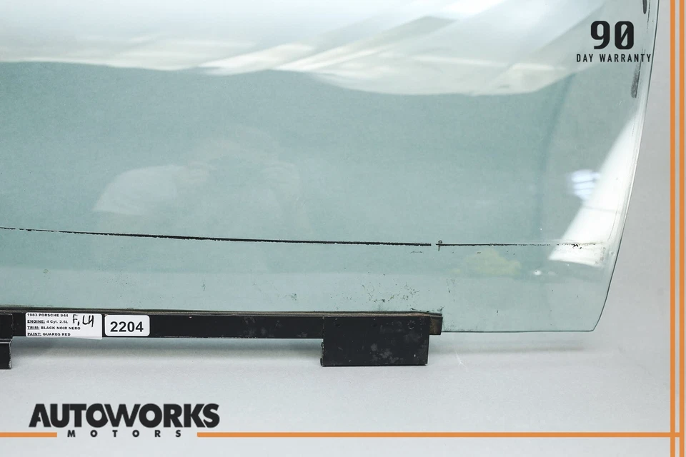 83-87 Porsche 944 Puerta delantera izquierda lado del conductor Ventana Vidrio OEM Foto 4 de 4