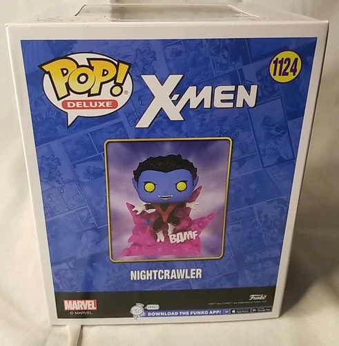Funko POP! X-Men Teleporting Nightcrawler #1124 GITD Deluxe Exclusive NEW