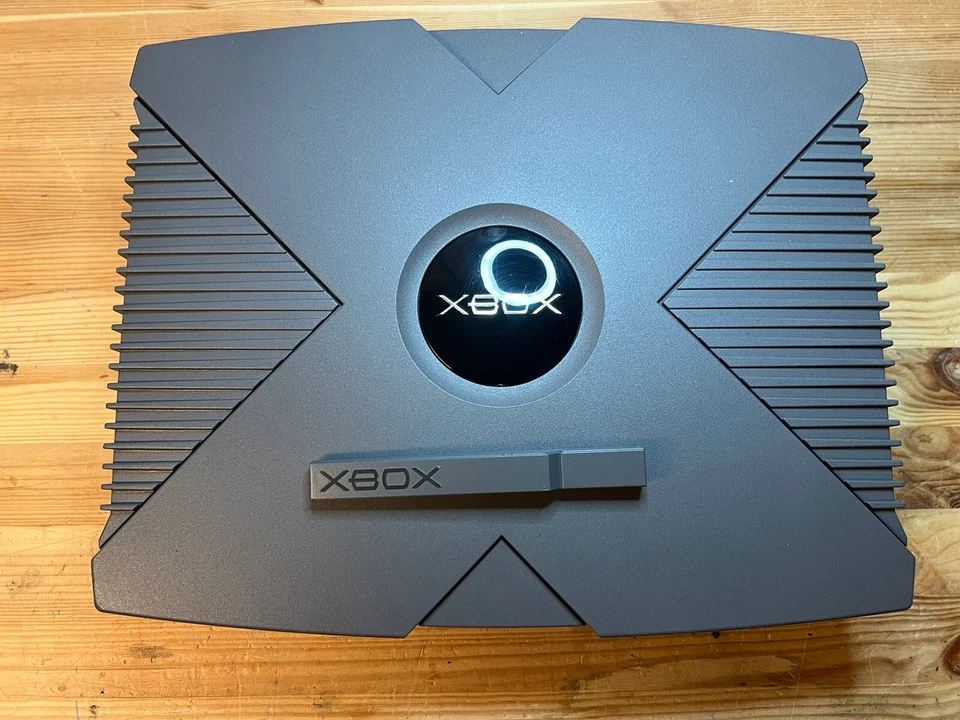 Estuche reacondicionado original Microsoft Xbox y bisel DVD solamente Foto 2 de 4