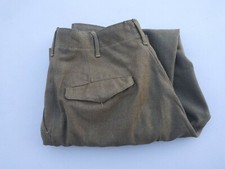 WW2 US Army Button Fly Wool Pants/Trousers Size 34x31 - Washed Out Tag