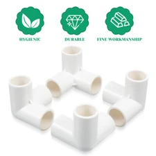 8PCS water hose joints 1/ 2 pvc elbow water tube accessories Practical pvc